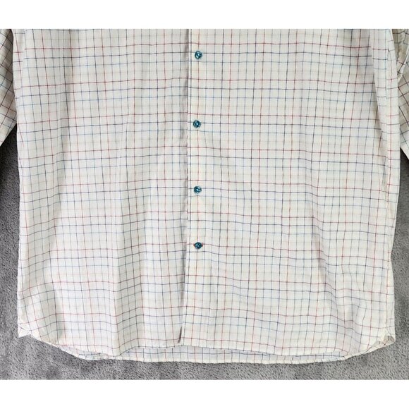 Luchiano Visconti Shirt Mens XLT Multicolor Striped Preppy Button Up Long Sleeve - Picture 7 of 11